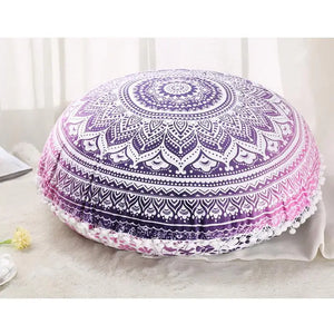 Bunte Mandala-Meditationskissen