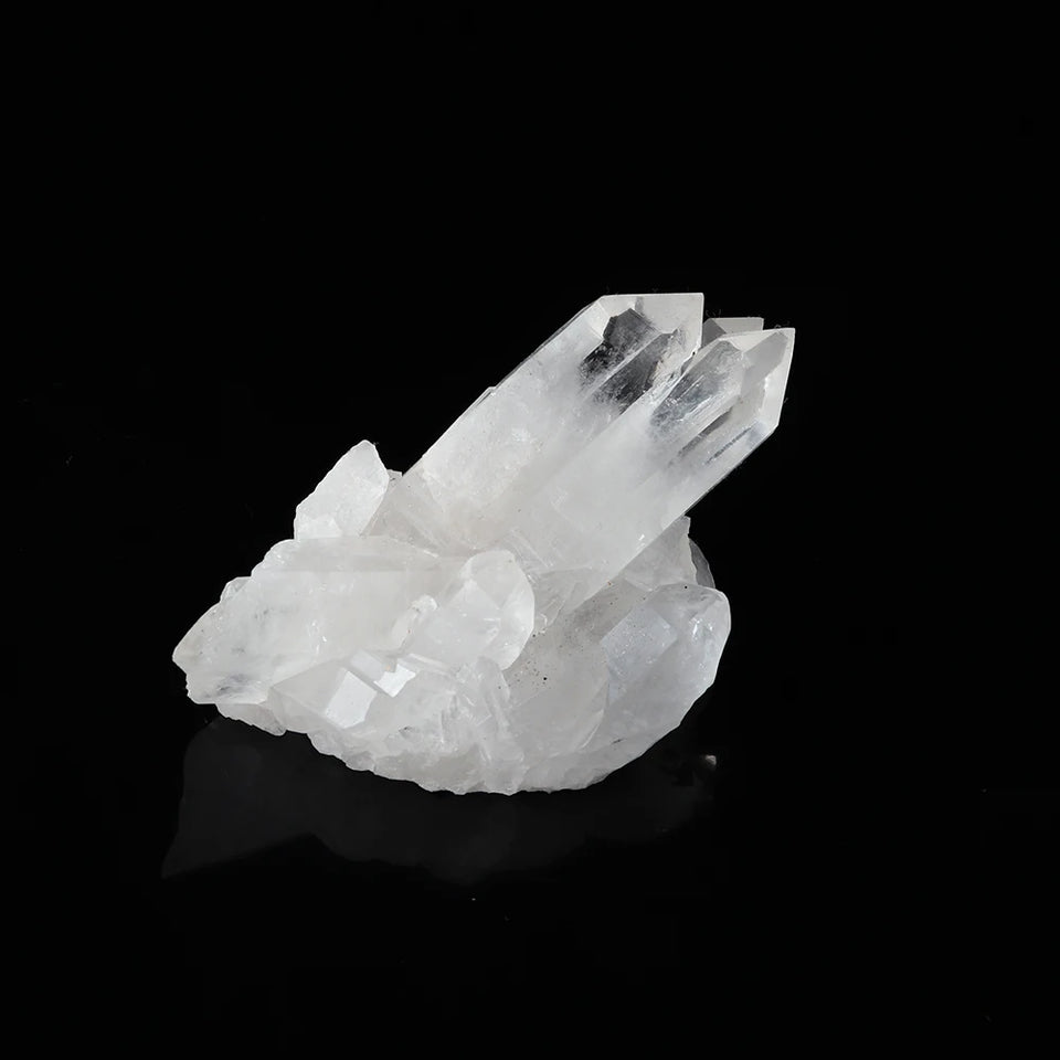 Klarer Quarz Kristallcluster