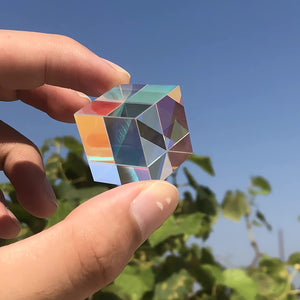 Regenbogen-Prisma-Würfel Sonnenfänger